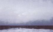 Caspar David Friedrich Monk by the Sea oil painting artist